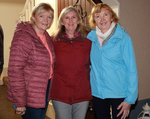 Angela, Margaret and Eleanor Corcoran, at the Bicentenary Mass of Our Lady's Church Carbally. Photo: Joe Evans