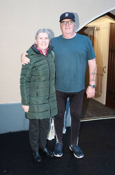 Maria Kelly and Paul Kelly, at the Bicentenary Mass of Our Lady's Church Carbally. Photo: Joe Evans