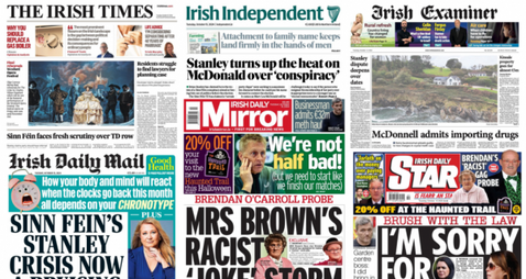 What the papers say: Tuesday's front pages