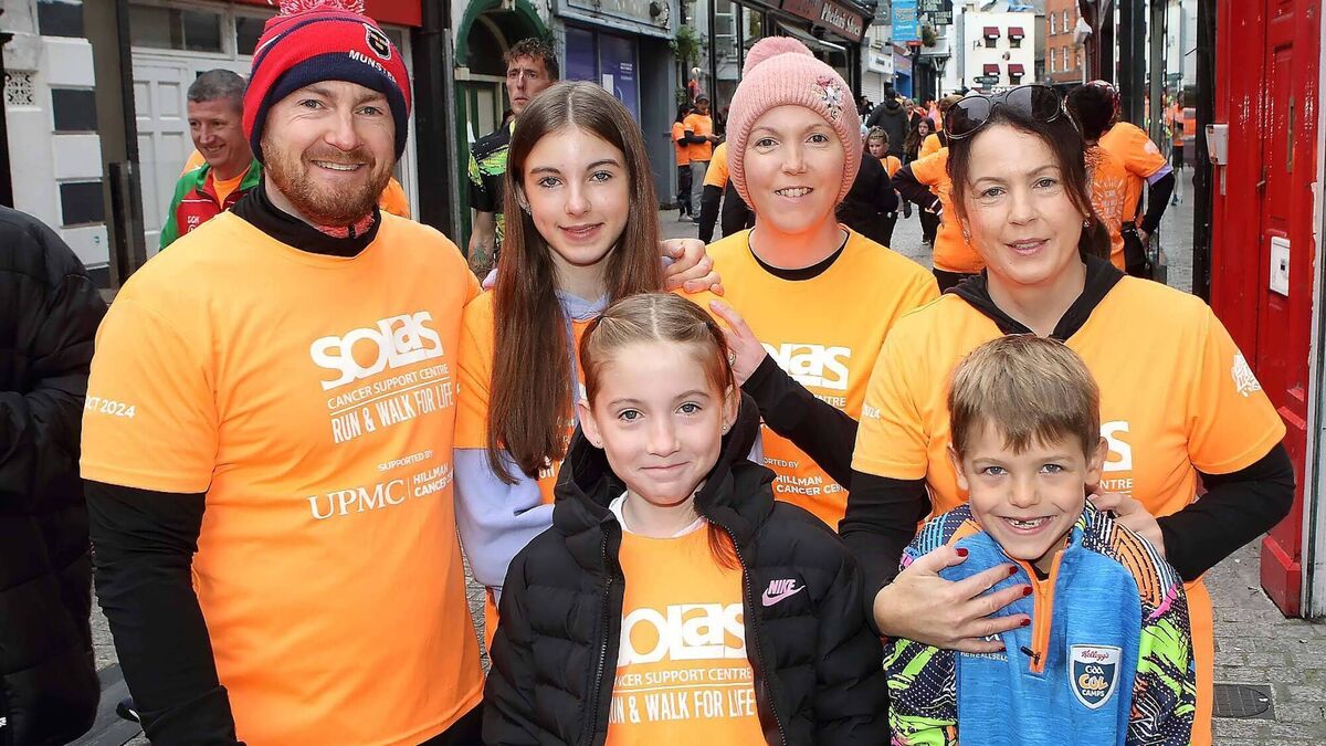 All smiles at the Solas Walk and Run For Life in Waterford City