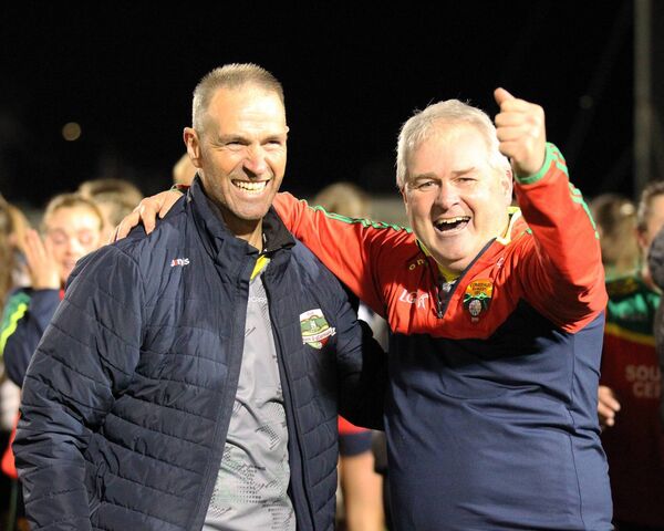 Comeragh Rangers manager Ger Power celebrates Comeragh Rangers manager Ger Power celebrates