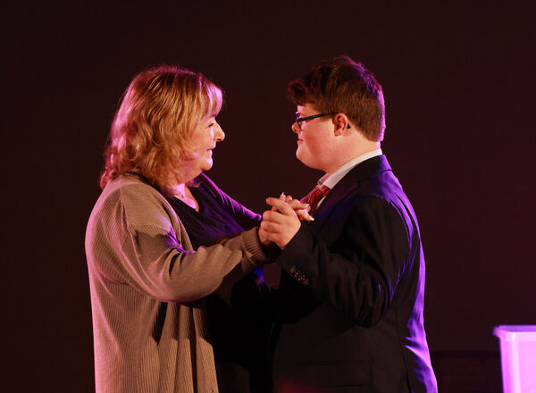 Brenda Giles and Sean Upton in David Hennessy's production of Up Down Boy. Brenda Giles and Sean Upton in David Hennessy's production of Up Down Boy.