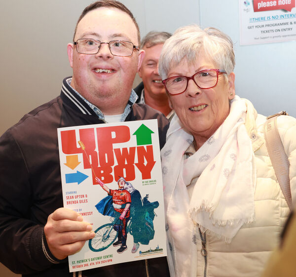 Darragh and Terri Quinlan at David Hennessy's production of Up Down Boy. Darragh and Terri Quinlan at David Hennessy's production of Up Down Boy.