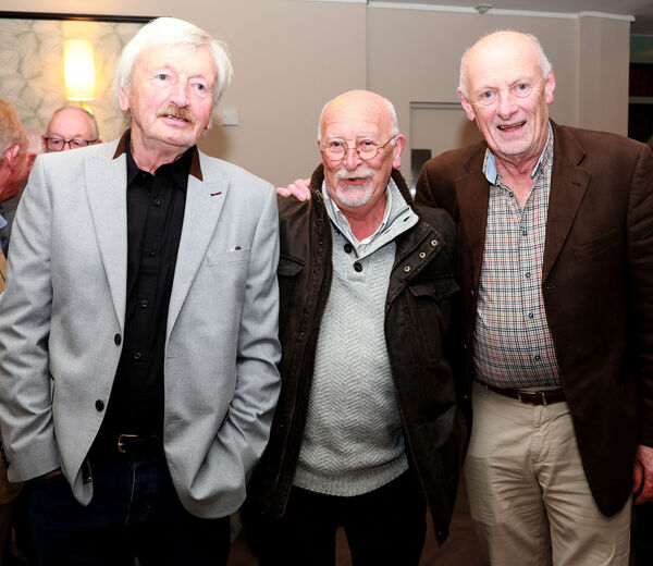 Frank Hamme, Paul Brazil and Ray Quinlan at the De La Salle College Class of 1969 Reunion at the Marina Hotel.