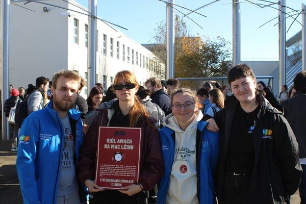 SETU Students' Union representatives with Niamh Kennedy, USI VP for the Southern Region.
