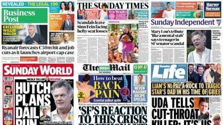 What the papers say: Sunday's front pages