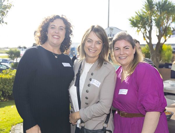Pictured at the Waterford LEO’s National Women’s Enterprise Day event at the Majestic Hotel in Tramore are: Dierdre Lindy, Denise Foley and Sarah Vitor. Photograph: Patrick Browne
