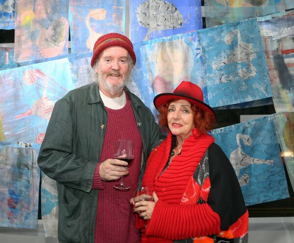 Attending were artisr Ben Hennessy and Anne O'Rourke. Photo: John Power