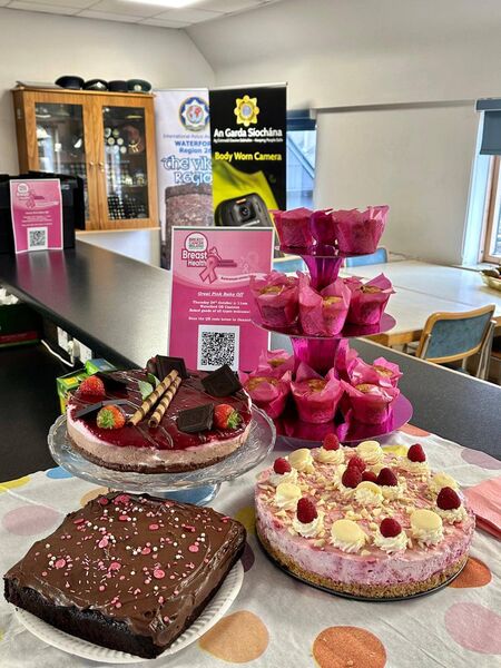 The fundraiser in Waterford Garda Station was a fantastic success. Pic: An Garda Síochána Waterford Facebook