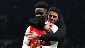 Arsenal trio Saka, Calafiori and Timber very uncertain to face Liverpool – Arteta