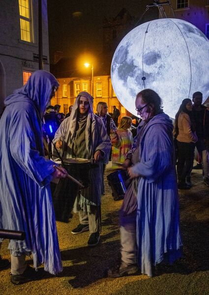 Spraoi, 'Dearg Due' Fire and Shadows procession. Photo: Joe Evans