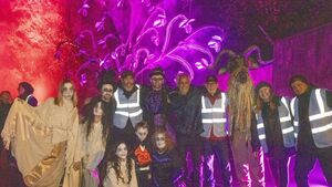 WATCH: Spectacularly spooky parade displays fire and shadows in Waterford
