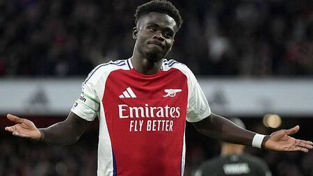 Bukayo Saka knows Arsenal failed to press home their advantage against Liverpool