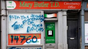 Minister Butler's Waterford office vandalised