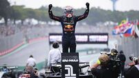 Max Verstappen taunts detractors after wet-weather masterclass in Brazil