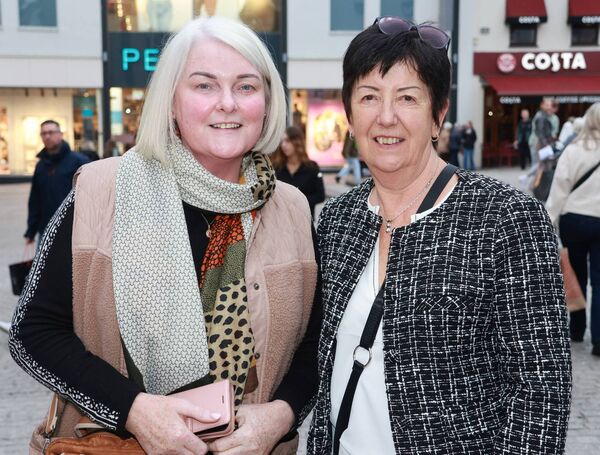 Deirdre Cahill and Angela Prunty. Photo: Joe Evans