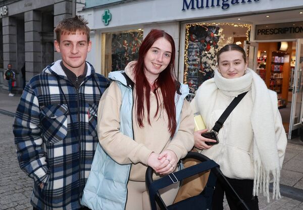 Jack O'Shea, Jasmin Hoban and Jessica Hoban. Photo: Joe Evans