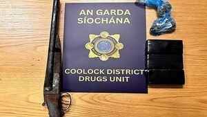 Man arrested after shotgun, €35,000 cocaine and cannabis found during search Man arrested after shotgun, €35,000 cocaine and cannabis found during search