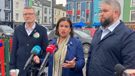 Mary Lou McDonald speaks on Waterford Airport and more during Dungarvan visit