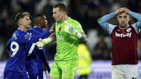 Jordan Pickford secures Everton hard-fought point at West Ham