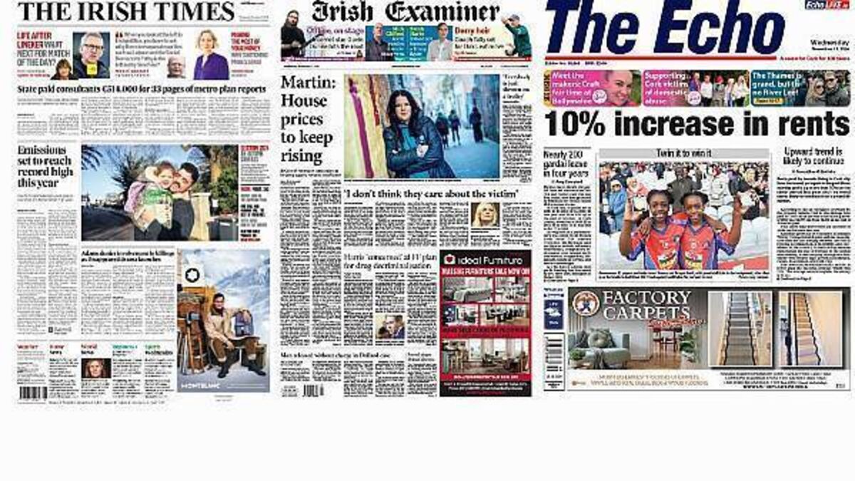 What the papers say: Wednesday's front pages