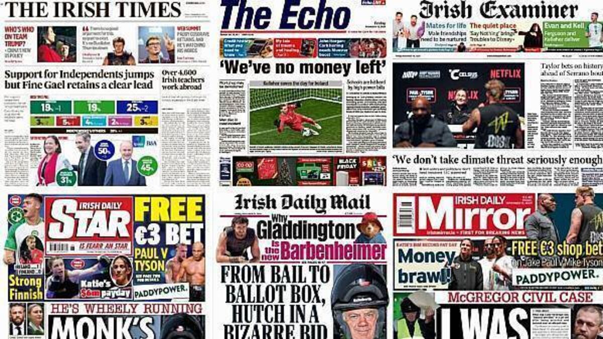 What the papers say: Friday's front pages