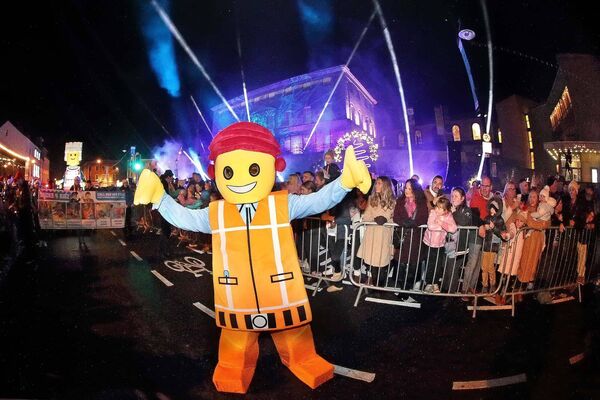 A character from the parade marking the commencement of Waterford as European City of Christmas. Photo: Noel Browne