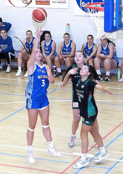 Another great basket for Wildcats Kate Hickey.