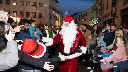 Christmas lights in Dungarvan being switched on this weekend!
