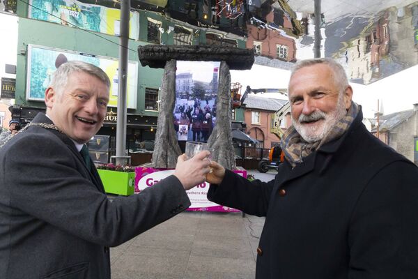 Cllr Jason Murphy, Mayor of Waterford City and County Council, and the Ambassador of the Czech Republic to Ireland, Pavel Vošalík, pictured launching 'The Gateway to Brno'. Photo: Patrick Browne