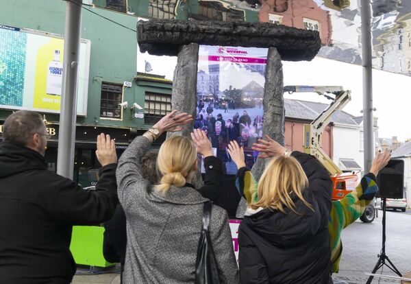 A wave for Brno as Waterford connected with the European Capital of Christmas via ‘The Gateway to Brno'. Photo: Patrick Browne