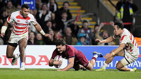 England end losing run with nine-try thrashing of Eddie Jones’ Japan