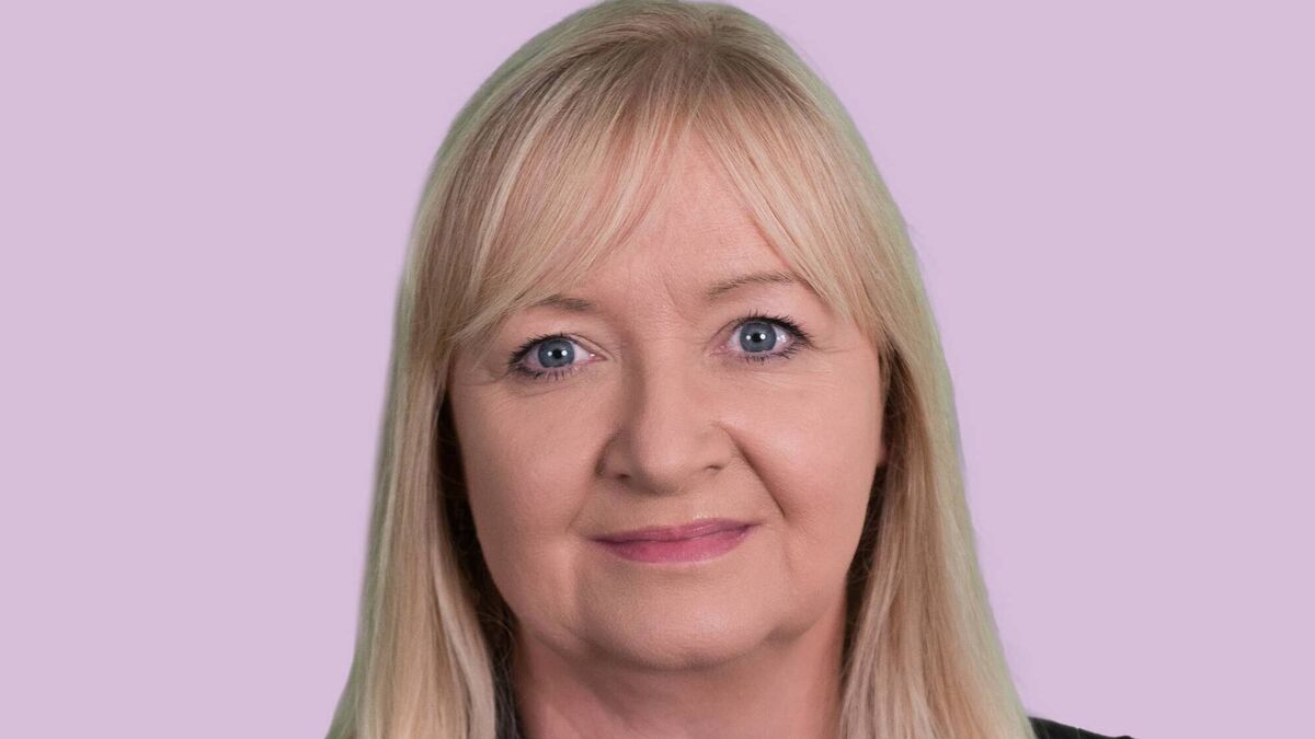 Mary Roche flying the Purple flag in Waterford