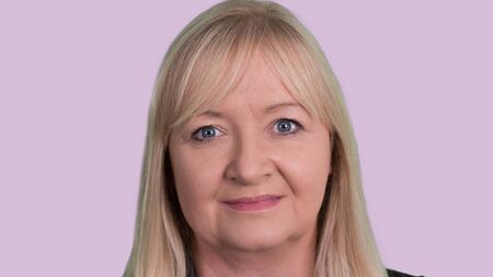 Mary Roche flying the Purple flag in Waterford