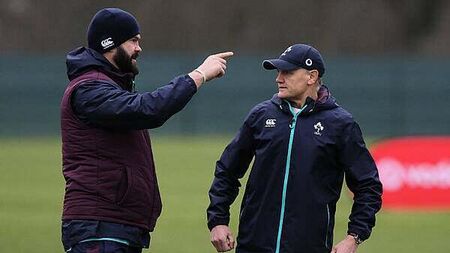 Andy Farrell will not shy away from Lions talk as Ireland prepare for Australia