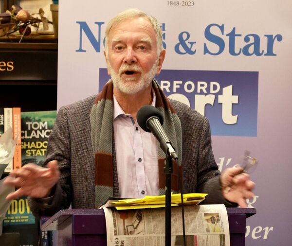 Martin Cullen officially launches Festive Star at The Book Centre. Photo: Joe Evans Martin Cullen officially launches Festive Star at The Book Centre. Photo: Joe Evans