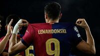 Robert Lewandowski joins Cristiano Ronaldo and Lionel Messi in 100 goal club