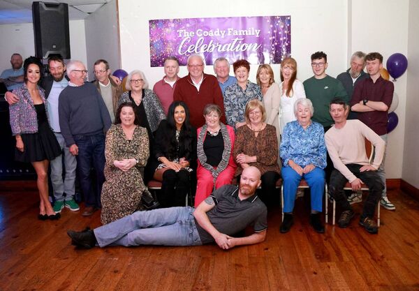 Members of the Coady family Ard na Greine at the Coady Family Reunion at the Mount Sion Centre. Photo: Joe Evans