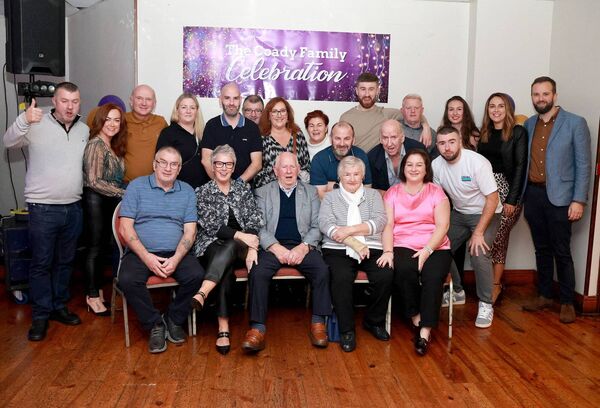 Members of the Coady family at the Coady Family Reunion. Photo: Joe Evans