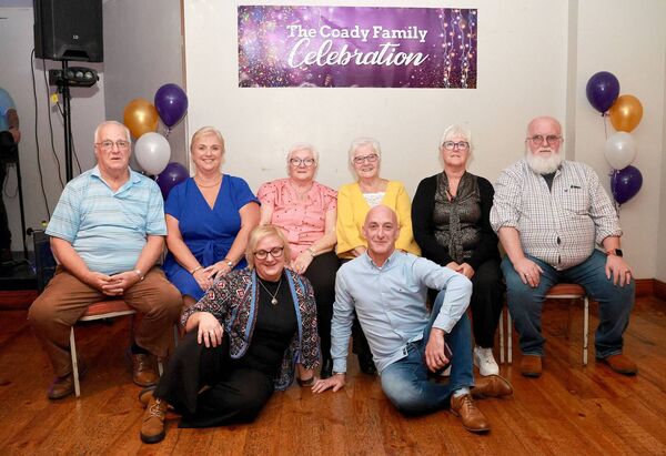 Members of the Coady family at the Coady Family Reunion. Photo: Joe Evans
