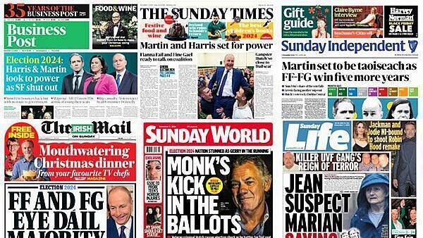 What the papers say: Sunday's front pages