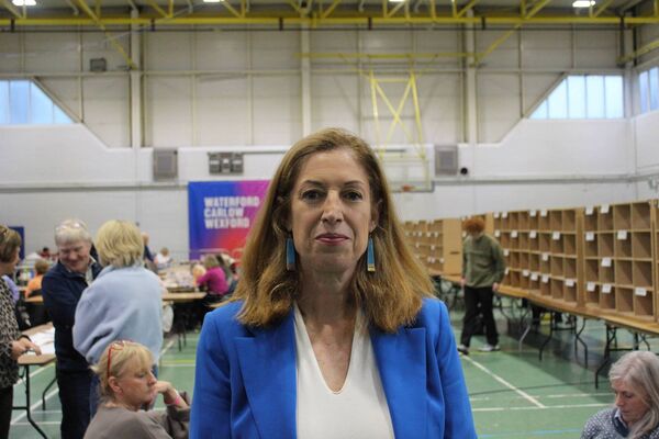 Sadhbh O'Neill, Labour candidate, was eliminated from the count on the 7th round. She is already looking towards her next campaign. Photo: Hugh Dooley Sadhbh O'Neill, Labour candidate, was eliminated from the count on the 7th round. She is already looking towards her next campaign. Photo: Hugh Dooley
