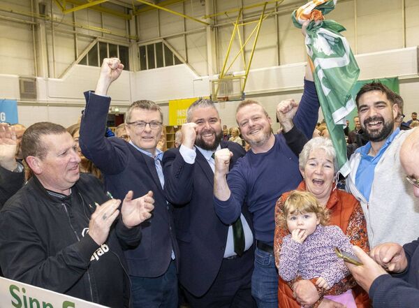 Conor D. McGuinness of Sinn Féin is elected to Dáil Éireann. Photo: Joe Evans Conor D. McGuinness of Sinn Féin is elected to Dáil Éireann. Photo: Joe Evans