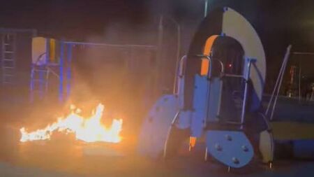 Further vandalism at Farronshoneen playground