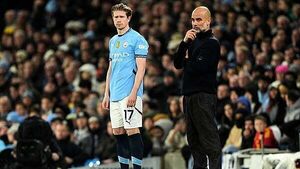 Pep Guardiola denies rumours of a rift with Kevin De Bruyne