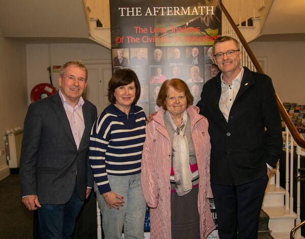 Pictured at the screening of The Aftermath. Photo: John Power