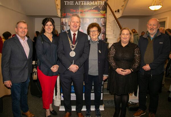 Attending were Mayor Of Waterford City and County Cllr. Jason Murphy, John Foley, Film Maker,Bernadette Guest, Heritage Officer, Sheila Murphy, Cllr. Joeanne Reillly and Tony McSweeney. Photo: John Power