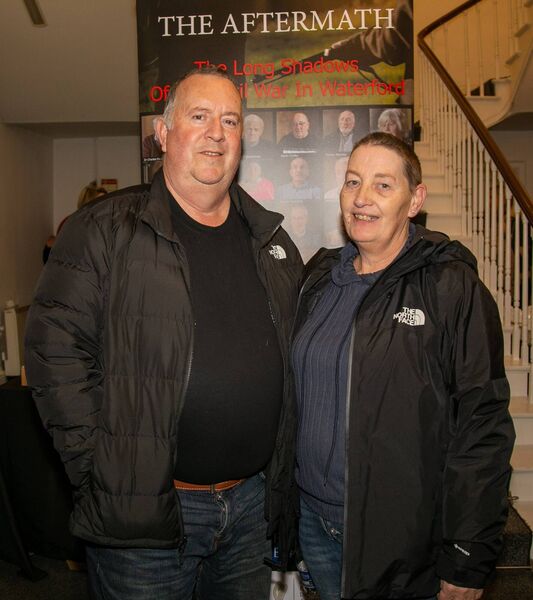 Attending were Eamon Caffrey and Fidelma Barrett. Photo: John Power