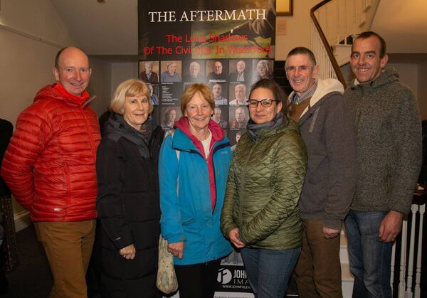 Attending were Brian Jacob, Margaret Jacob, Alice Burke, Agues Morvan, John Bourke and Daniel Merriman. Photo: John Power