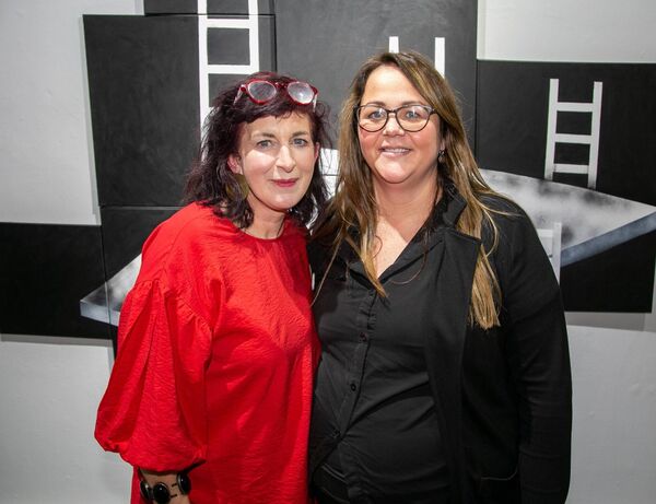 Attending were Anne McDonnell, Artist and Jenna Whelan, Director, GOMA&gt; Photo: John Power